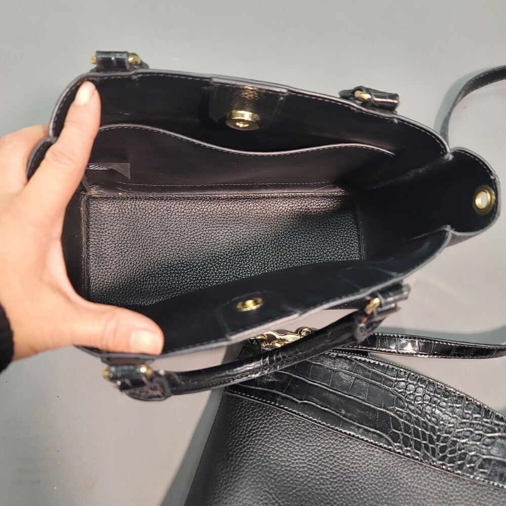 Nanette lepore Black 2 In One Purse Crossbody - Picture 9 of 15